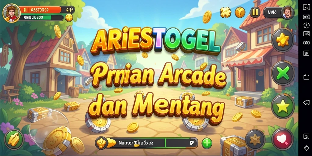 Tampilan gameplay ARIESTOGEL yang penuh aksi dan tantangan.