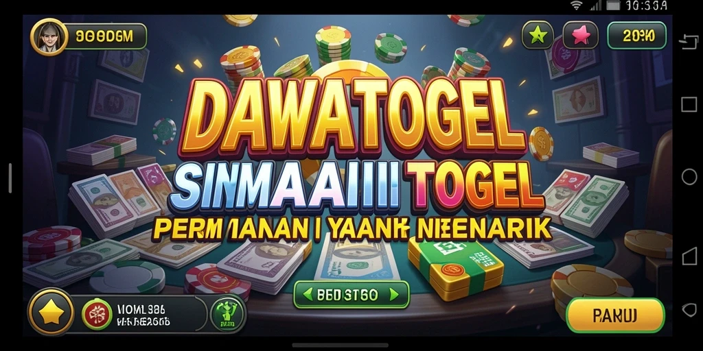 Tampilan gameplay DAWATOGEL yang menarik dan interaktif.