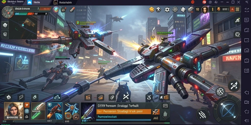 Tangkapan layar dari gameplay SLG yang mendebarkan di DS99.