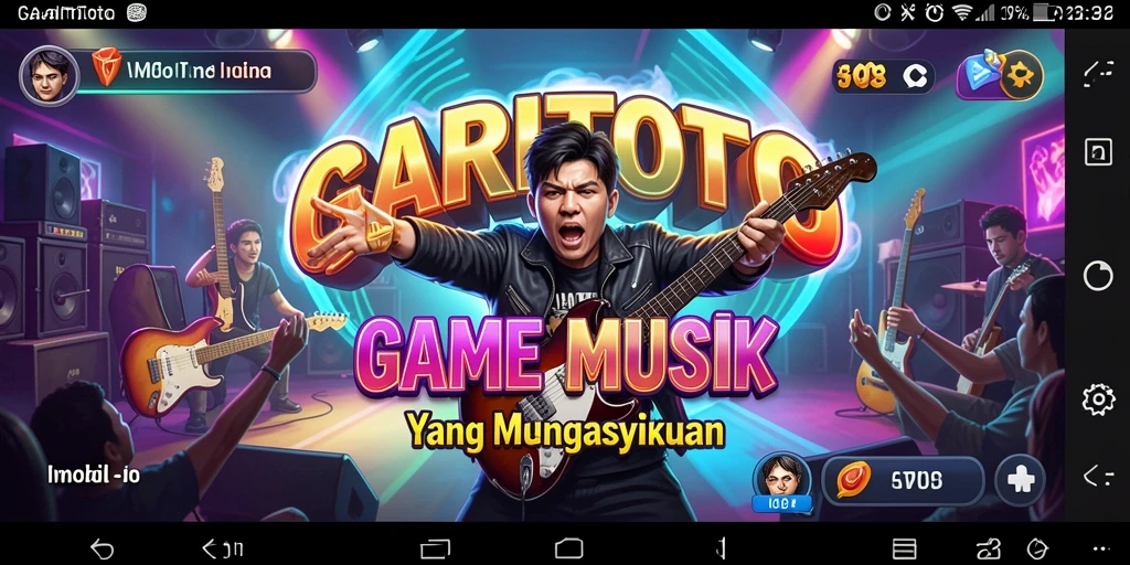 Tampilan permainan GARITOTO yang menarik dengan variasi lagu.