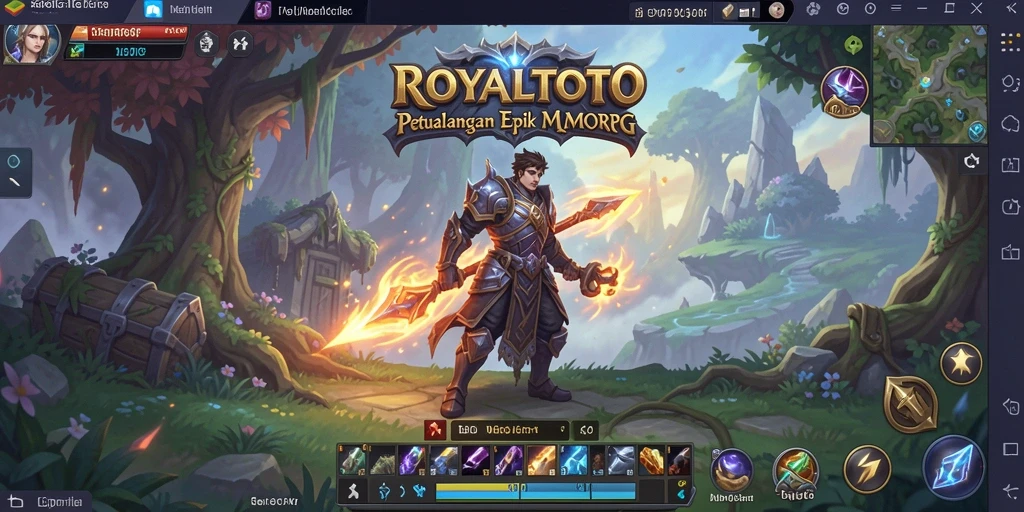 Gameplay seru dalam dunia fantasi <strong>ROYALTOTO</strong> yang luas.